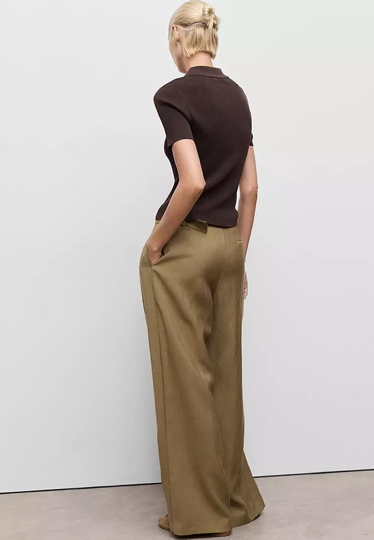 Paperbag Trousers with Belt