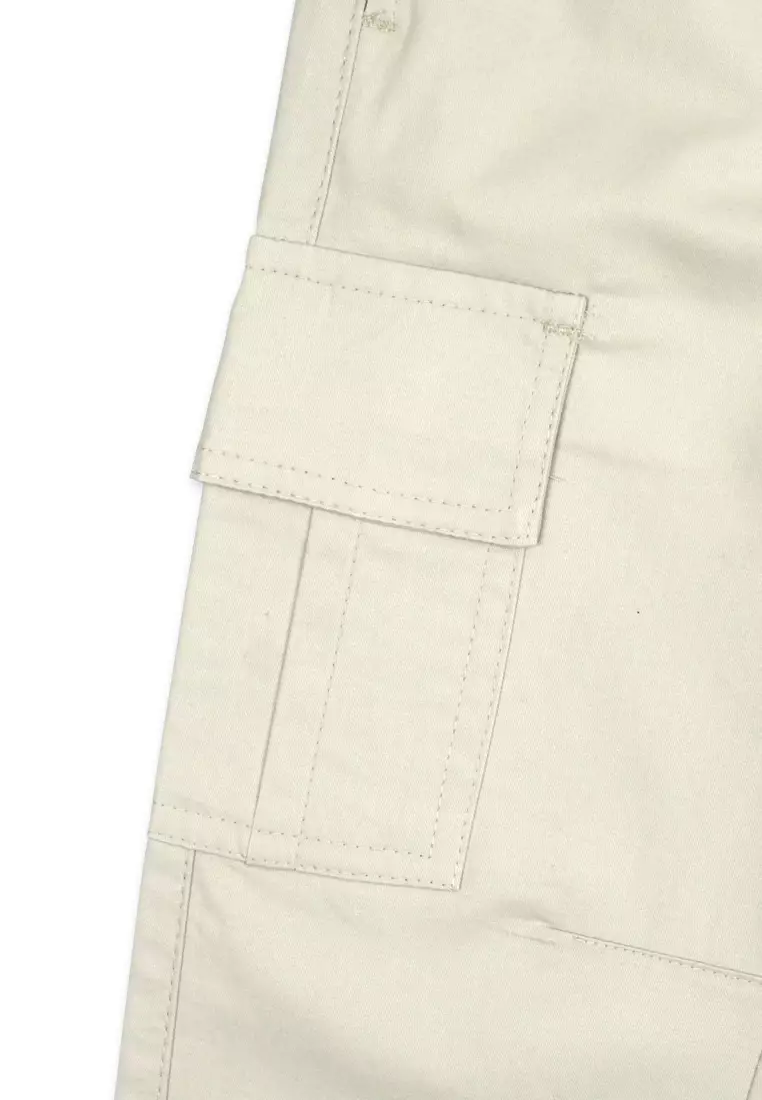 Boys Twill Cargo Jogger Pants 