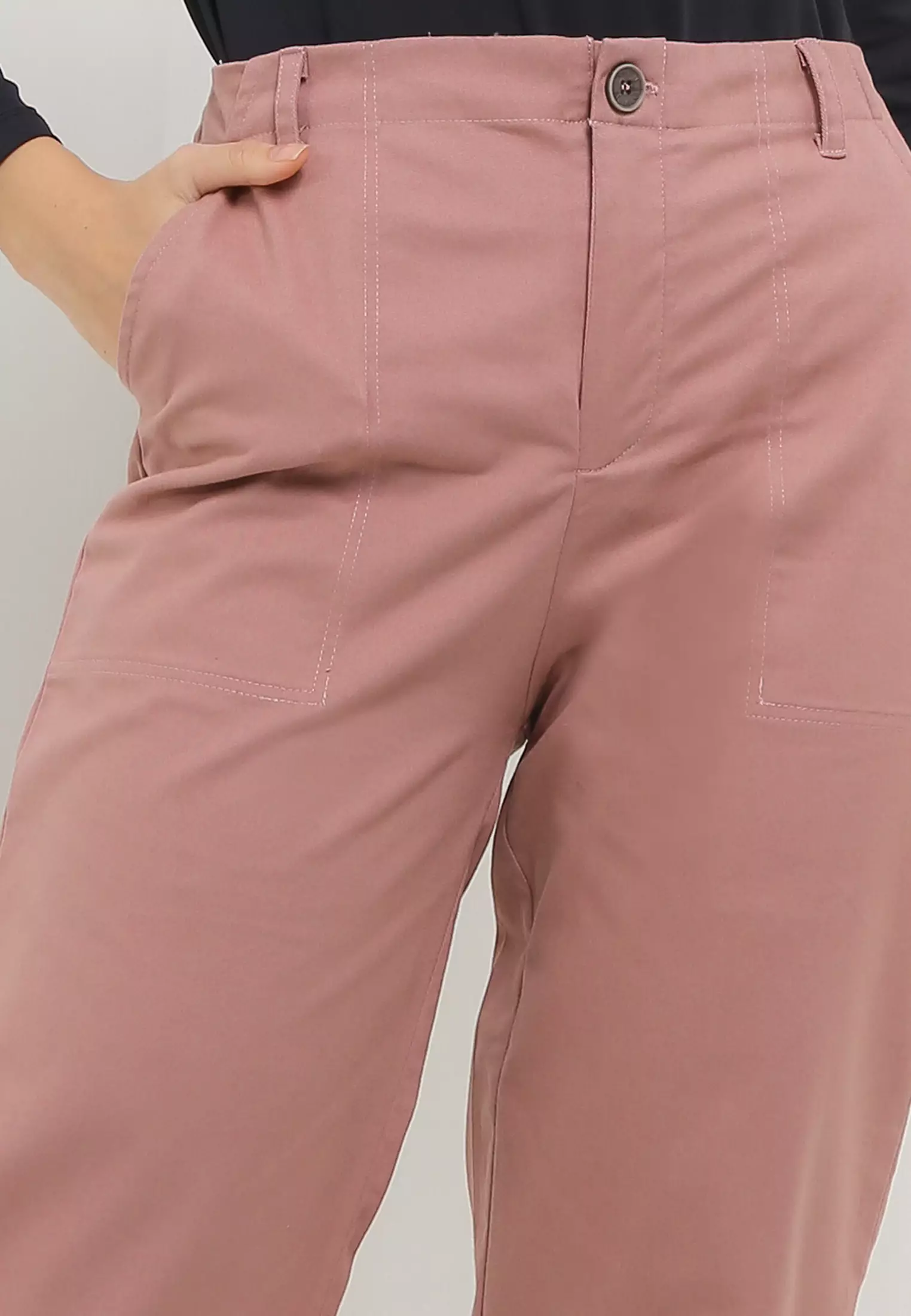 MFMW Quincy Celana Panjang Dusty Rose