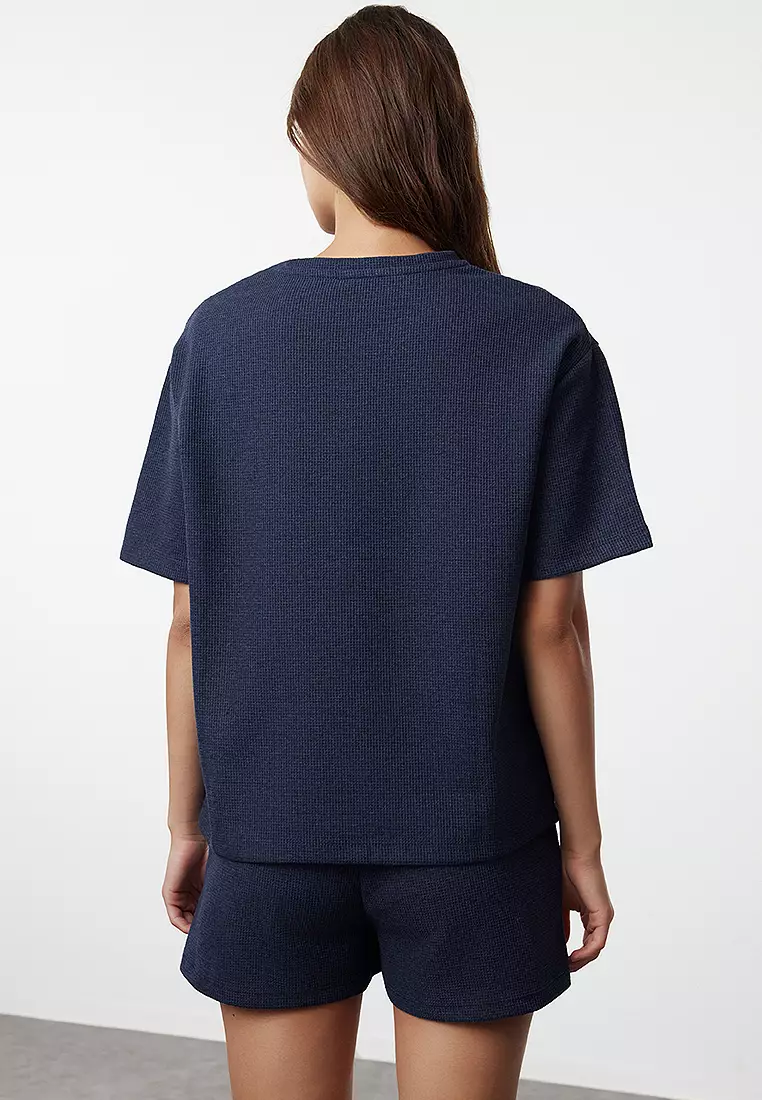 Waffle Knit Pyjamas Set