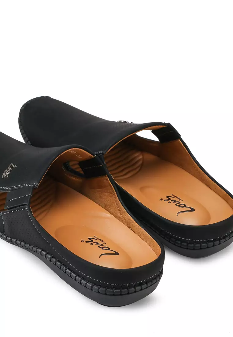 Cutout Backless Loafers