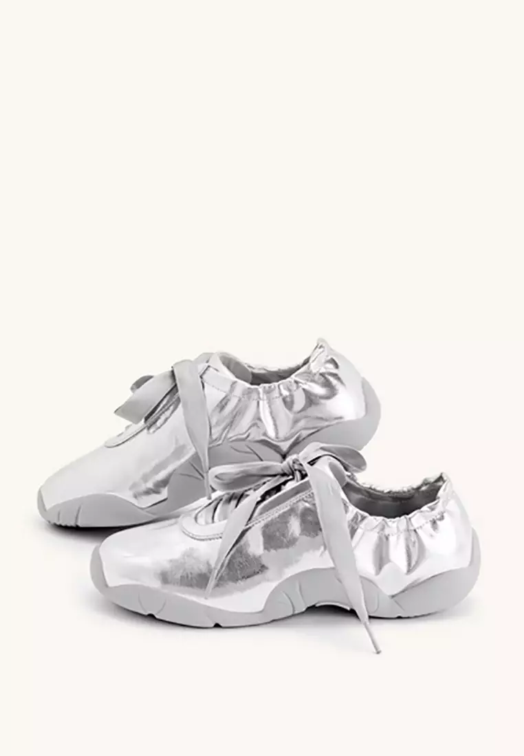 Discount on Jw Pei  shoes - SKU: Jw Pei Flavia Ballerina Sneakers - Silver