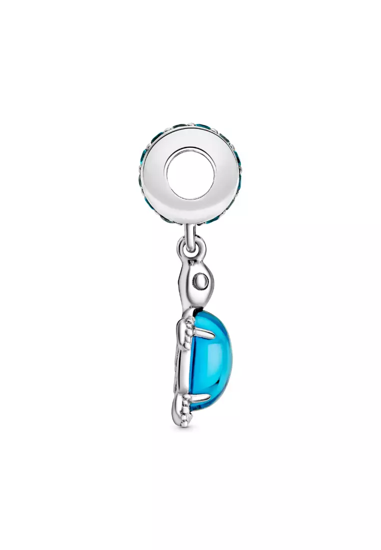 Murano Glass Sea Turtle Dangle Charm
