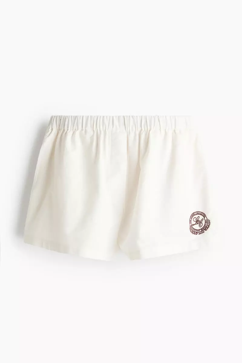 Cotton pull-on shorts