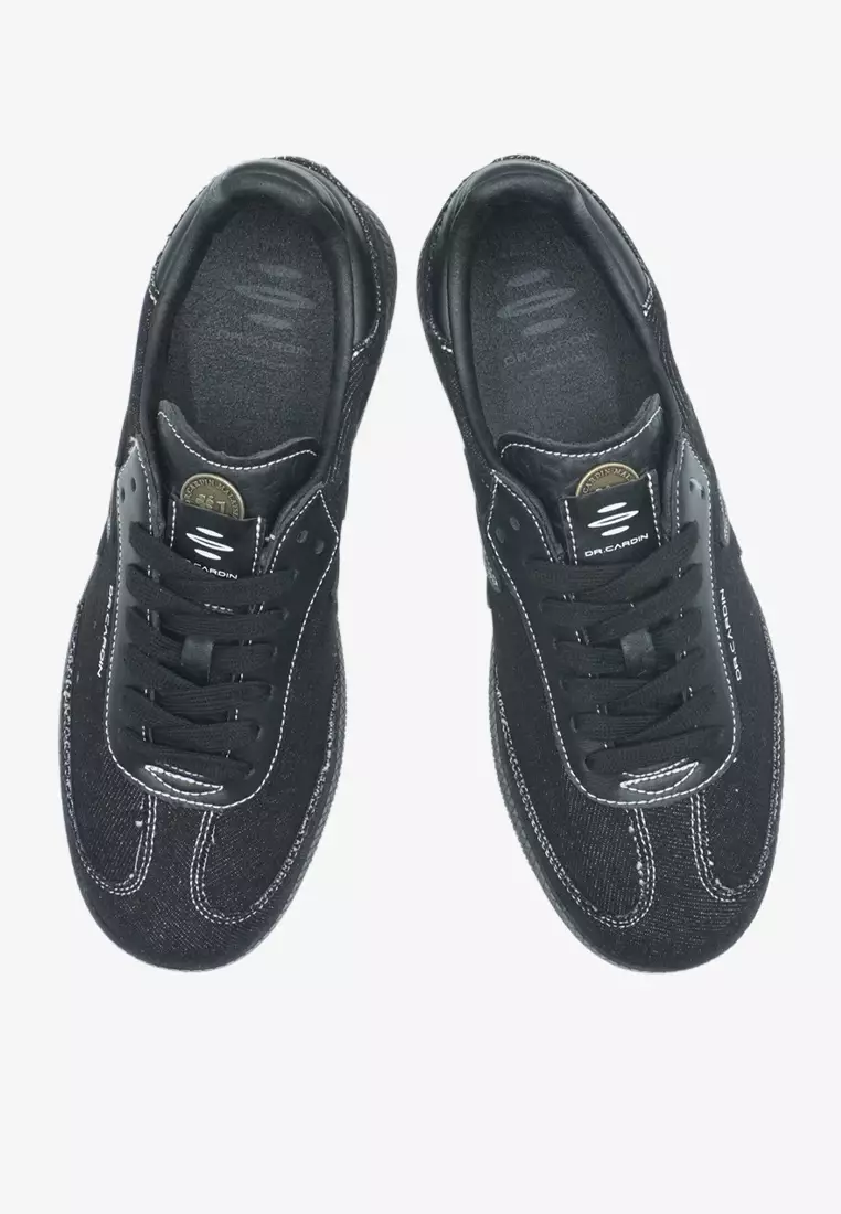 Dr Cardin The Origin: Heritage Ladies Sneaker L-RJC-3829 | Denim/Faux Suede/Leather