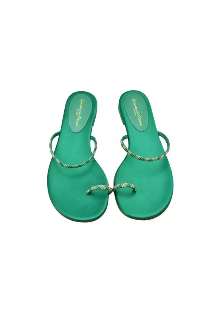 Gianvito rossi green best sale sandals