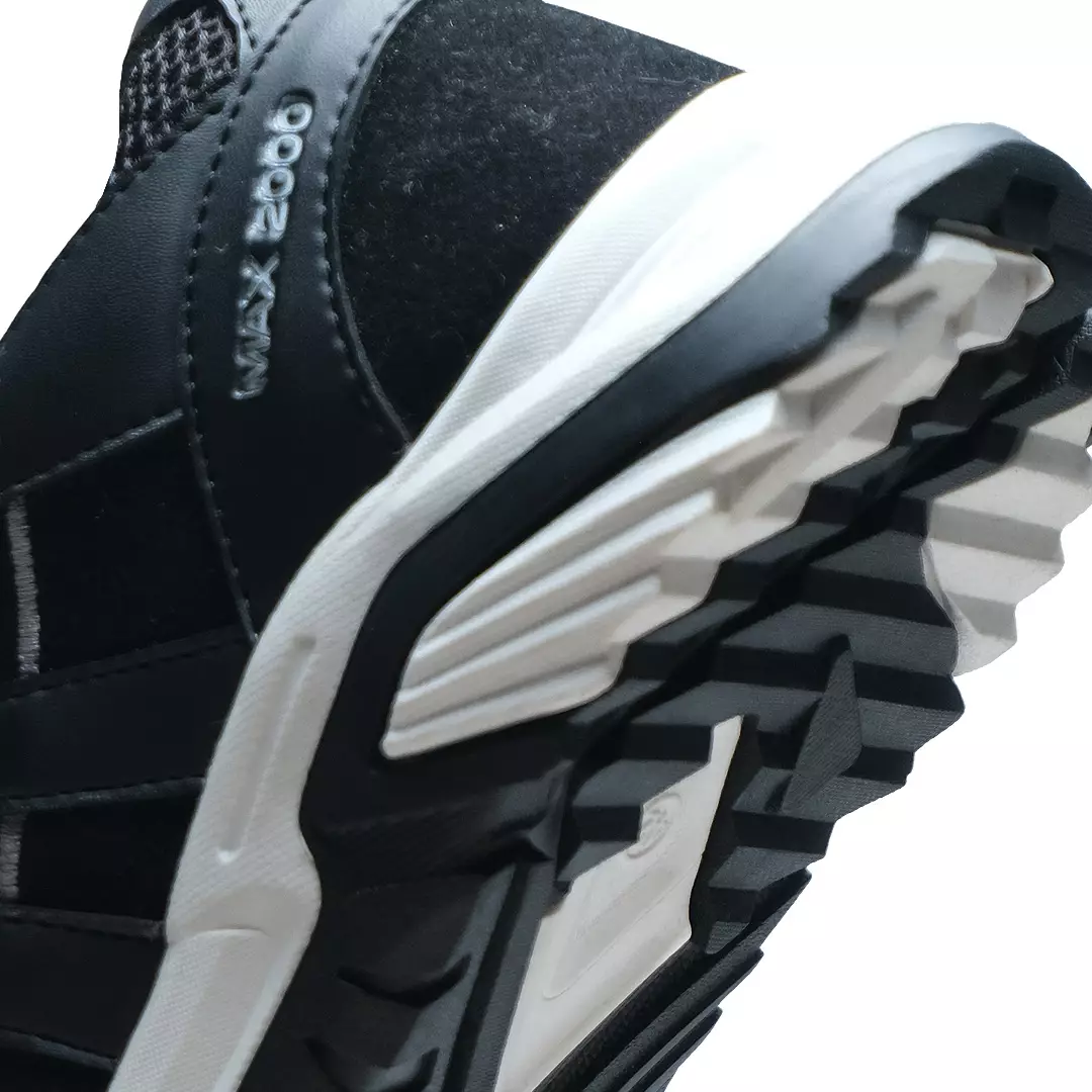 Footstep Footwear Sepatu Pria Sneakers Fusion Max 2000 Black Original Shoes: