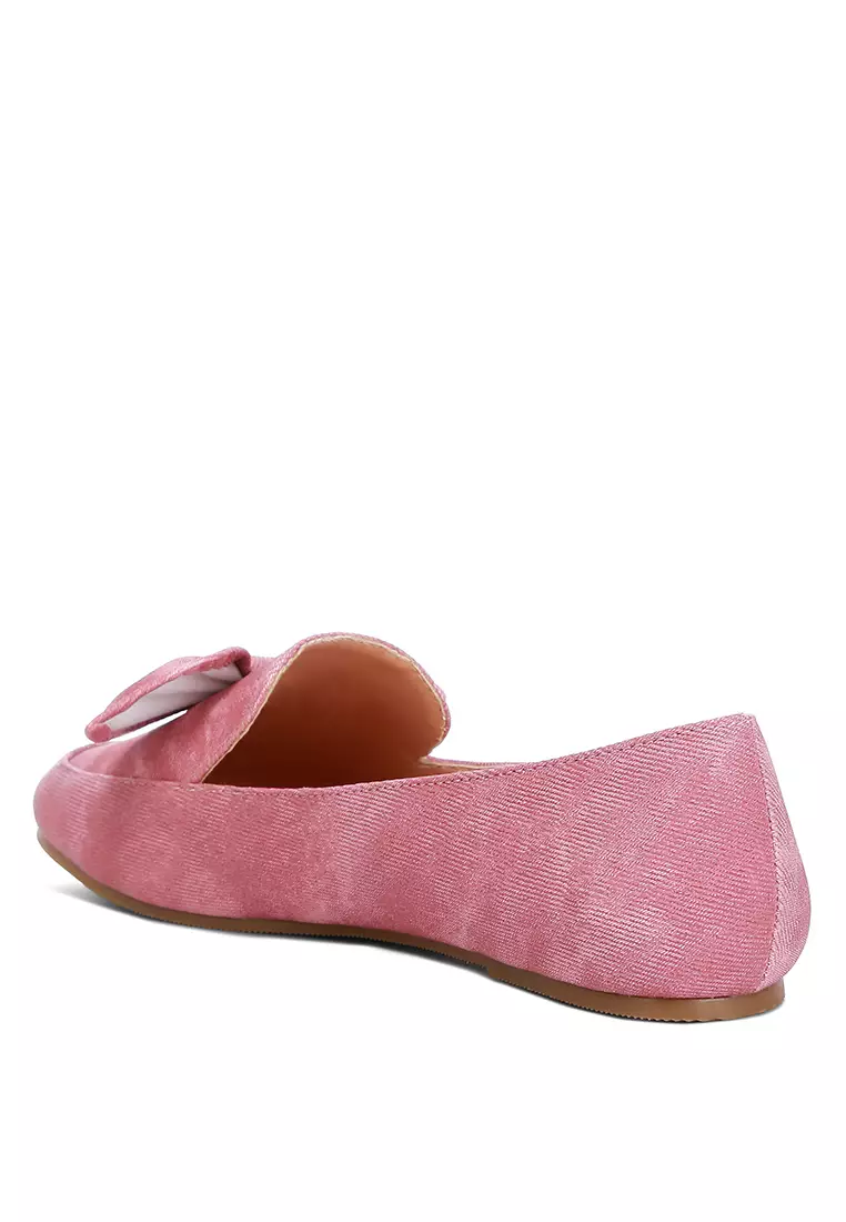 Bow Embellished Loafers