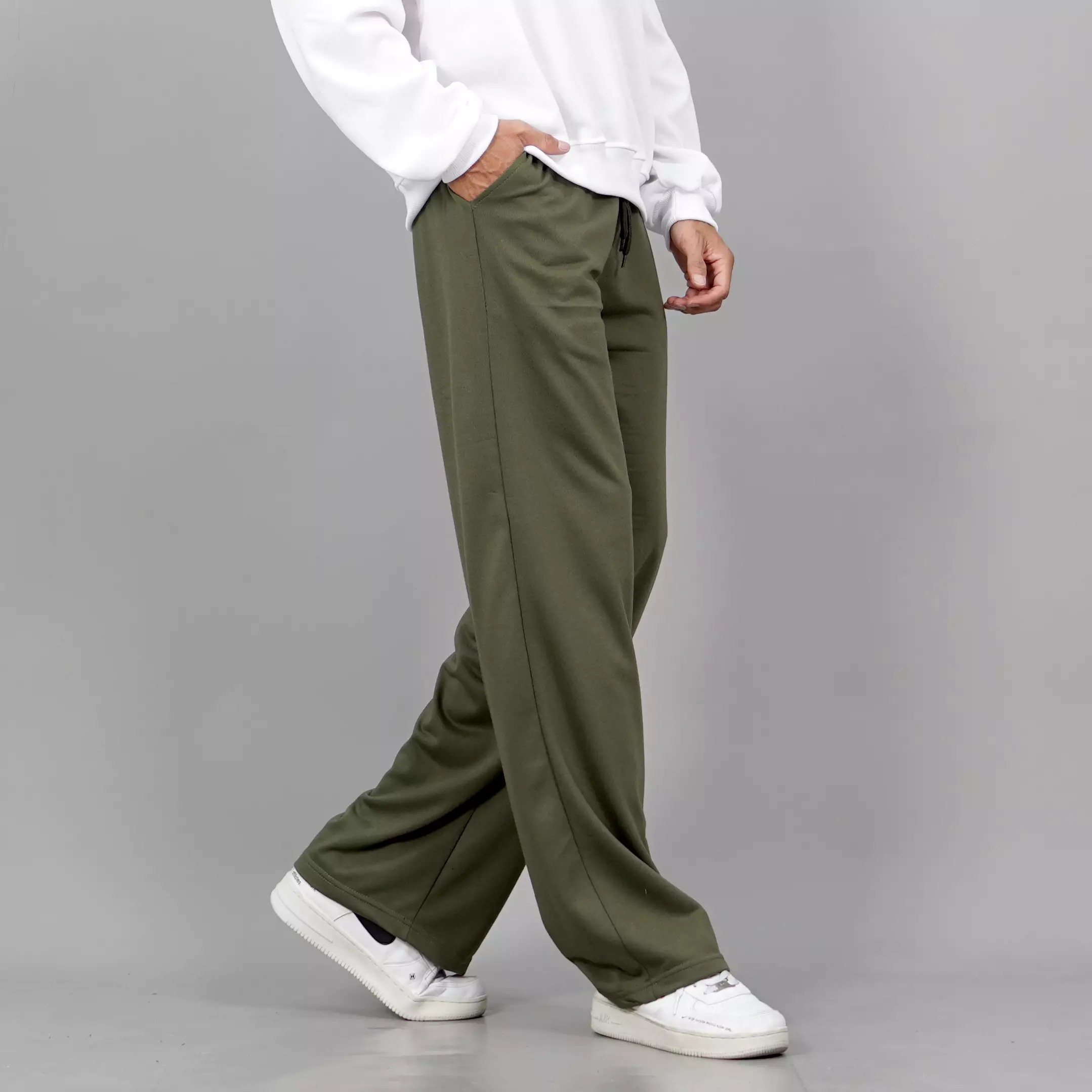  RIO Celana Panjang Pria Celana Loose Pants Pria Baggy Pants - Army