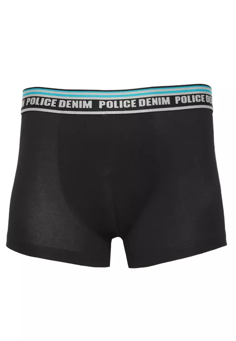 POLICE Celana Dalam Boxer Cotton Spandex Premium Pria