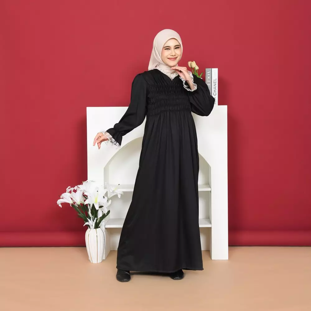 Eliana Rubber Dress - Black M19932 R77S1