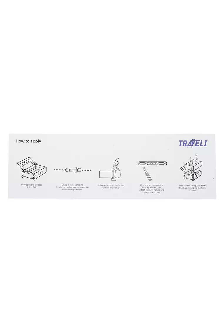 TVL 610007 Red Switchables Suitcase Handle