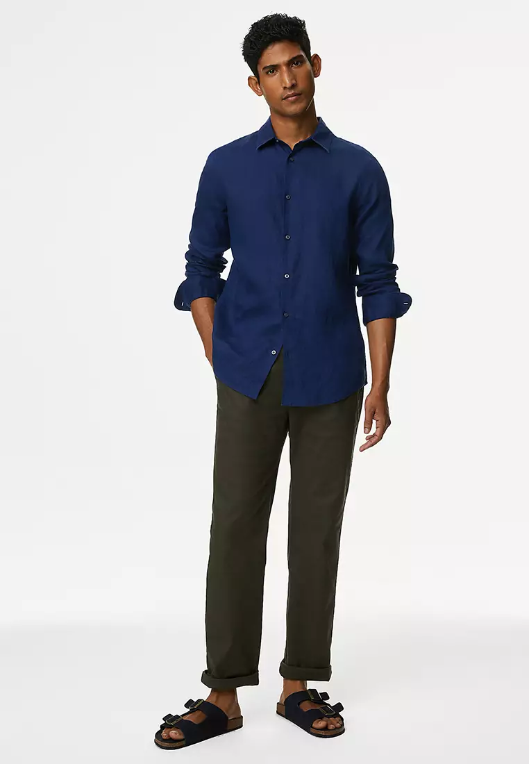 Pure Linen Regular Fit Shirt