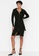 Trendyol black Polo Neck Knit Dress 8DE44AA5330B92GS_5