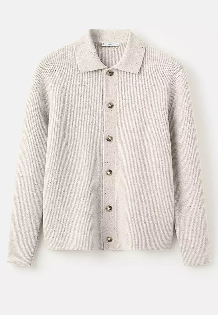 Ribbed Knit Cardigan