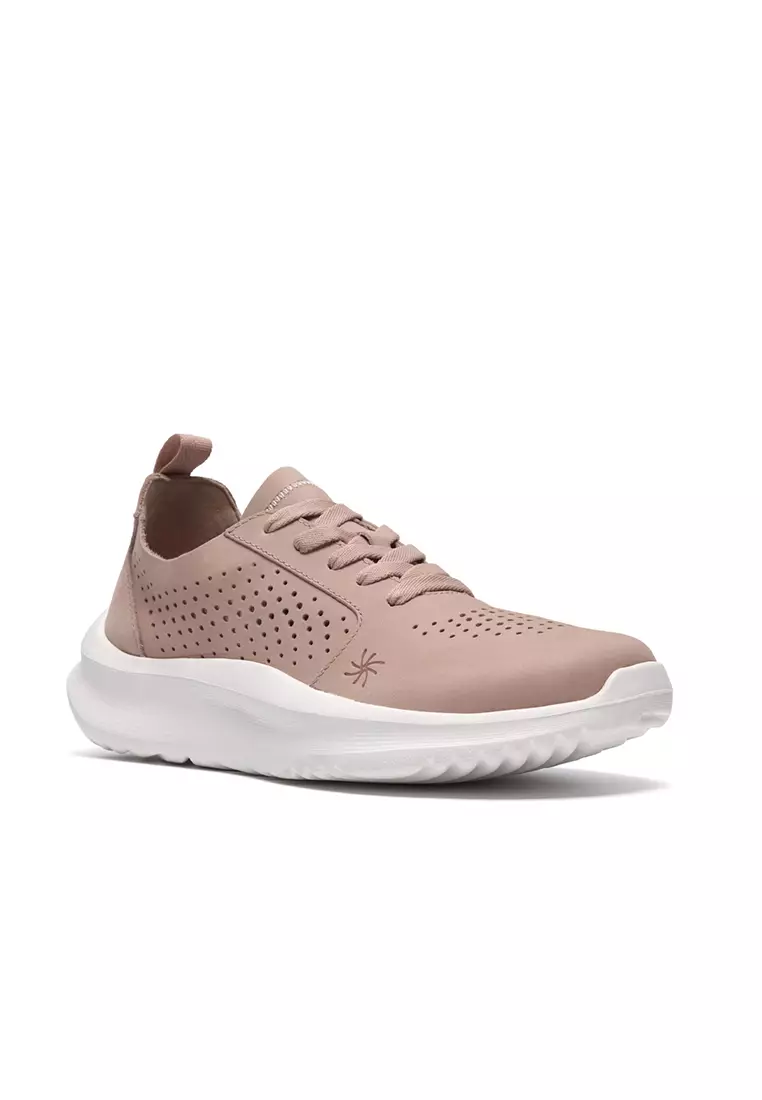 Womens Solevana Style Sneakers Light Pink - Wide Fit