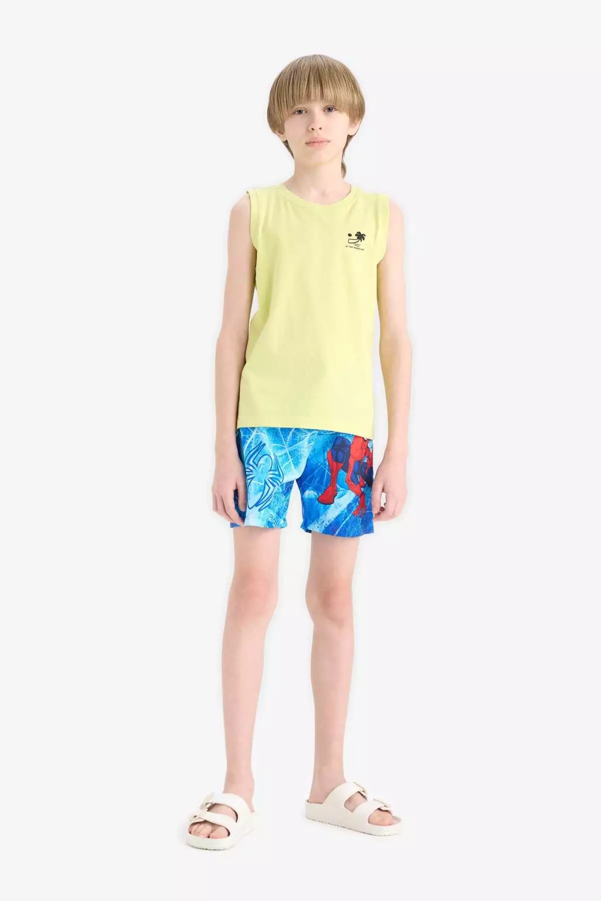Boy's Marvel Spiderman Swim Shorts E5443A825Hs
