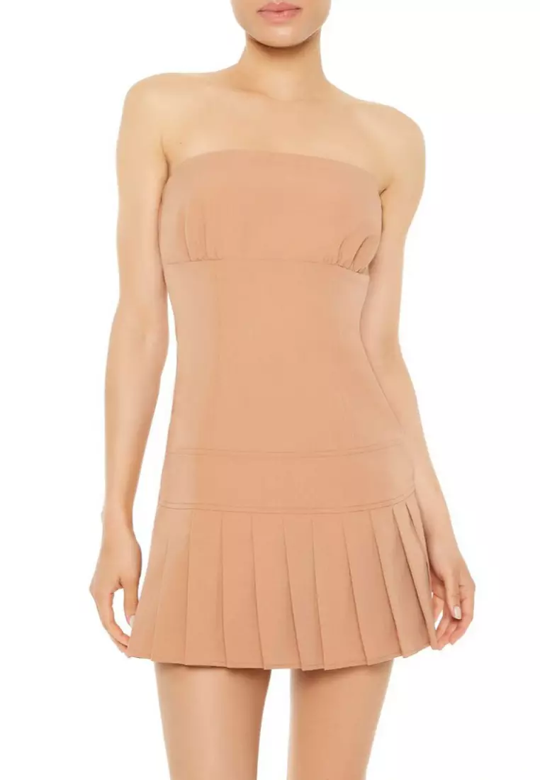 Yellow tube dress forever 21 discount