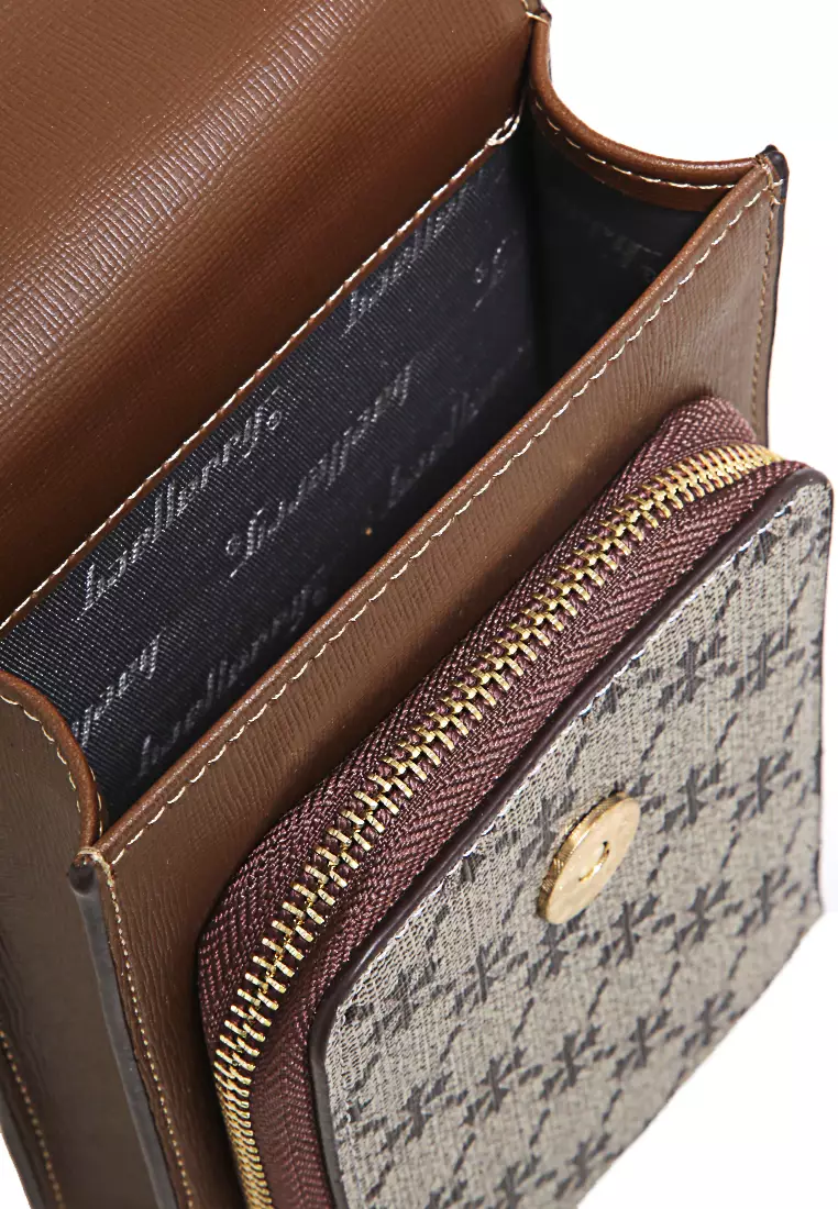 Tas Selempang Wanita Sling Bag Elegant Design Many Pocket Material Leather ORIGINAL