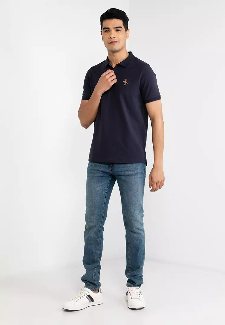 Buy GIORDANO Men's Antimicrobial Embroidery Polo 01011251 Online ...