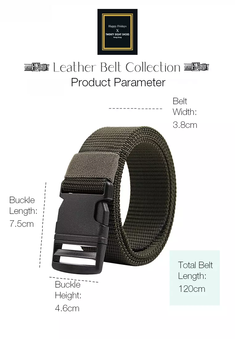 Buy Twenty Eight Shoes Outdoor Chic Metal Buckle Nylon Belt