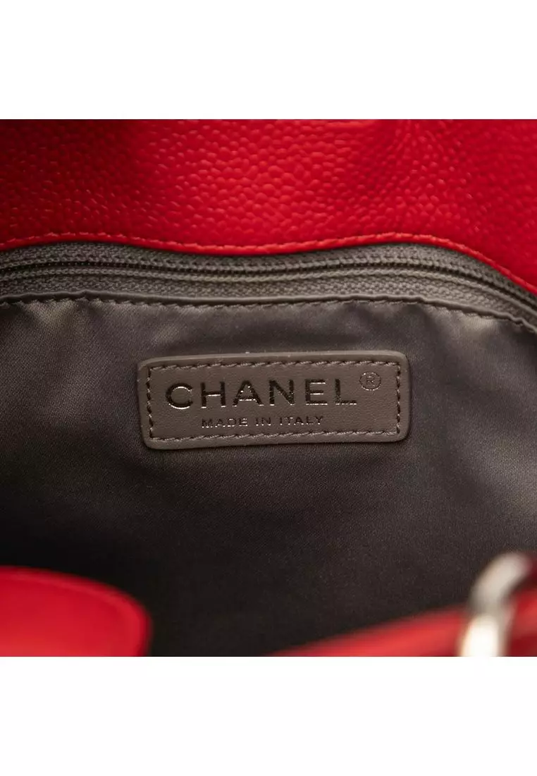 Pre-Loved Chanel Caviar Petite Shopping Tote