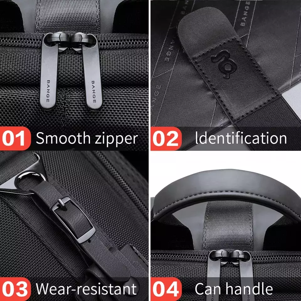 Bange BGG65 Tas Pria Backpack Ransel Laptop 15.6 Inch Foldable Travel Scalable