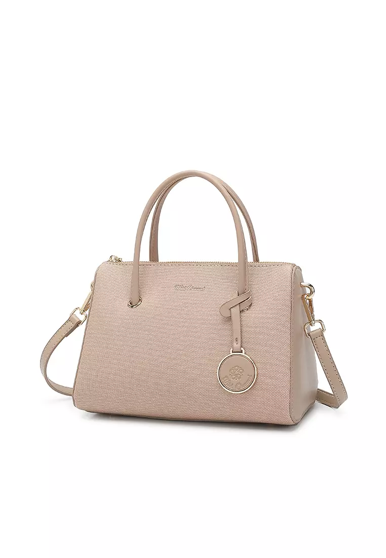 Women's Top Handle Bag / Sling Bag / Crossbody Bag (手拿袋 / 斜孭袋) - 棕色