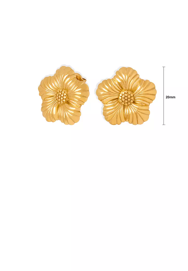 Gold flower tops design hot sale