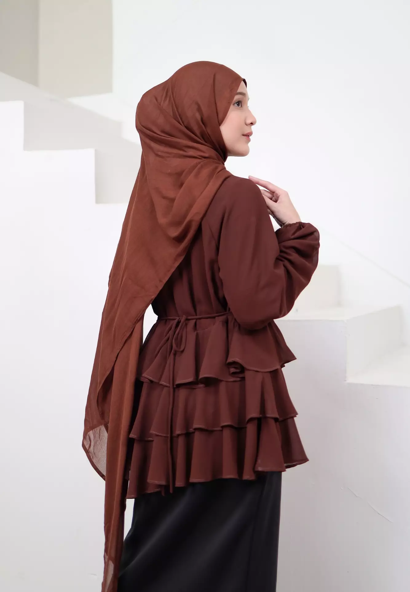 Lucinda Blouse - Coffee