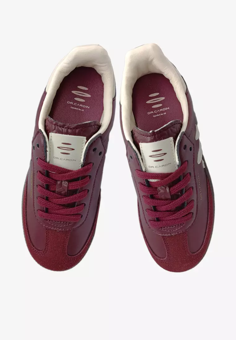 Dr Cardin The Origin: Heritage Collection Kids Laced-Up Sneaker K-RJ-100 | Denim/Faux Suede/Leather