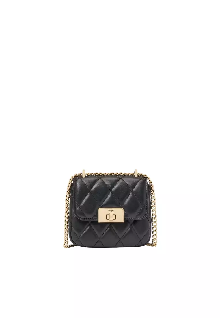 ショルダーバッグ・ポシェット Kate Spade Carey Quilted Micro Flap Crossbody KJ956 Carey Quilted Micro Flap Crossbody | Kate Spade Outlet