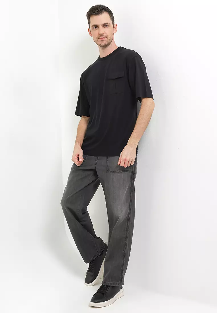 Cotton Jersey Amerika T-shirt KSLO2448