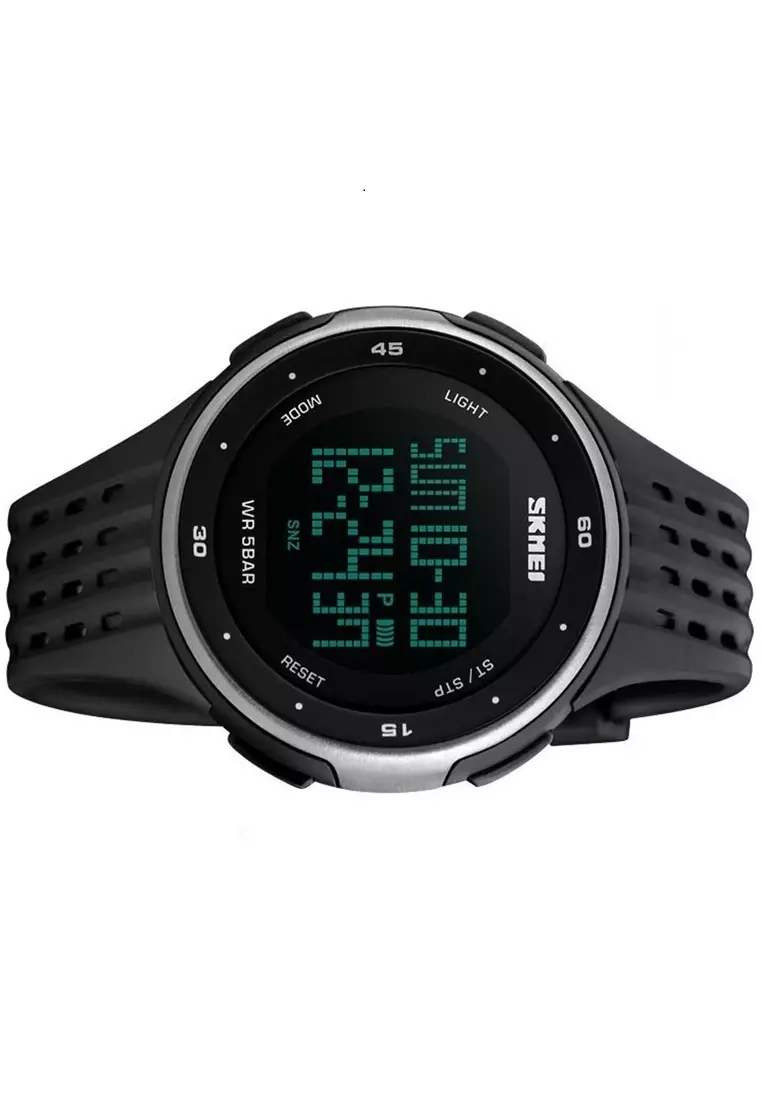 Jam Tangan Digital Pria LED Afterglow Waterproof Silicon Strap IO99 ORIGINAL