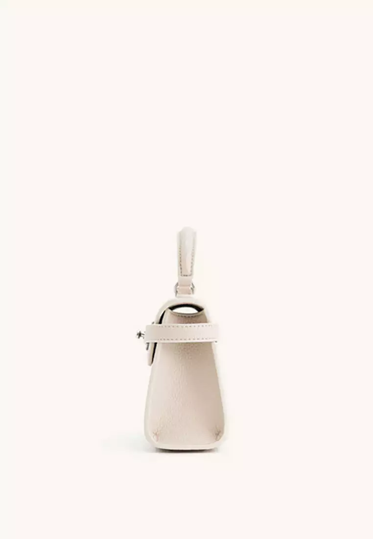 Elise Top Handle Bag - White