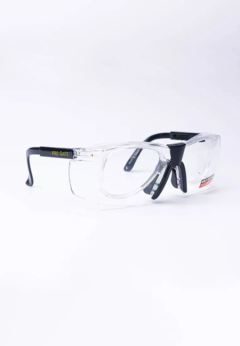 ProSafe Shield (Clear) RX-insert Safety Goggles/Glasses for Men/Women