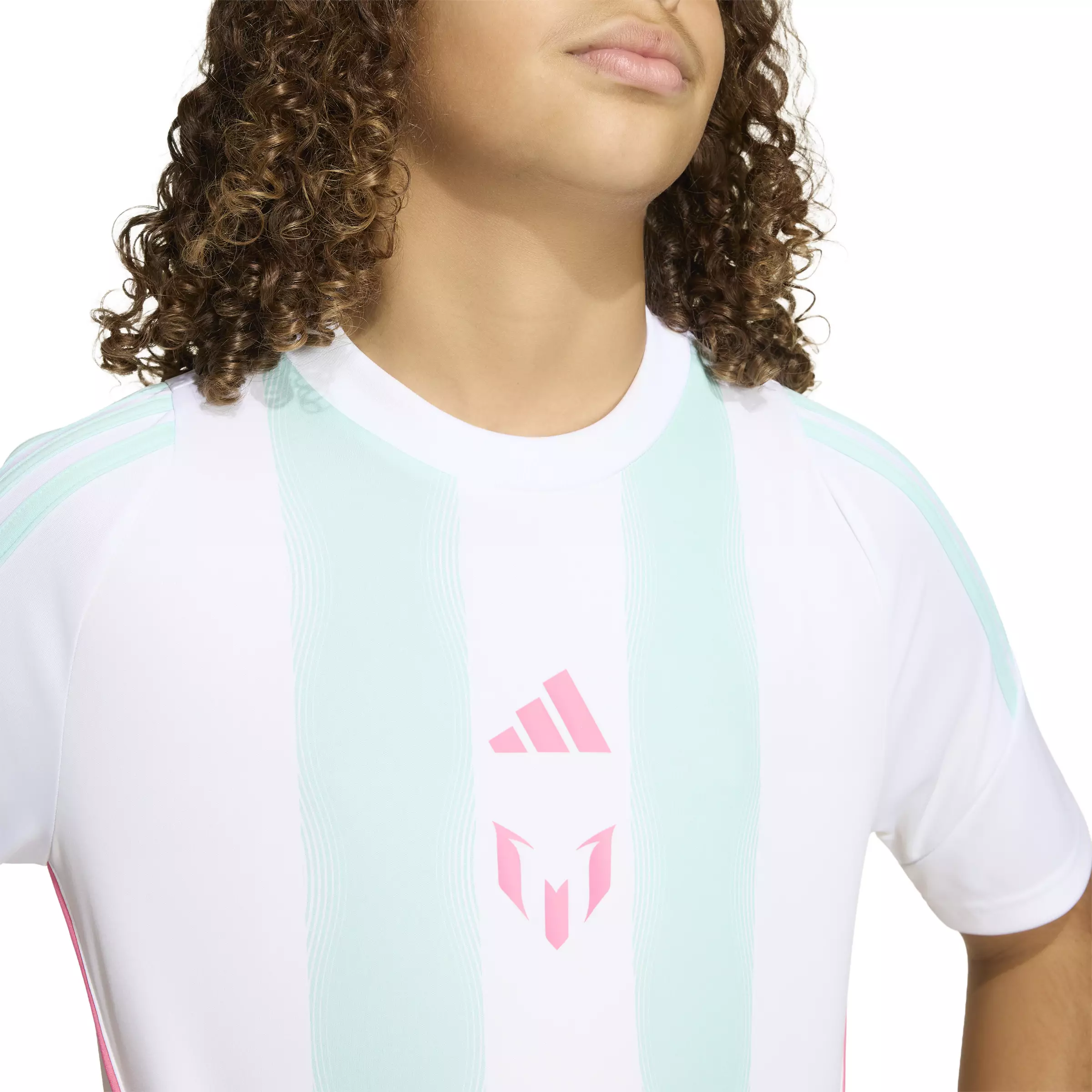 ADIDAS Messi Training Kids Jersey
 Y KD6405 - Jersey Anak (Putih)