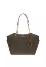 Dark brown print/acorn brown