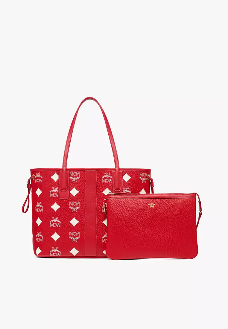 Mcm Liz Shopper Mcm Red Tote Bag Buy MCM Liz Shopper In Maxi