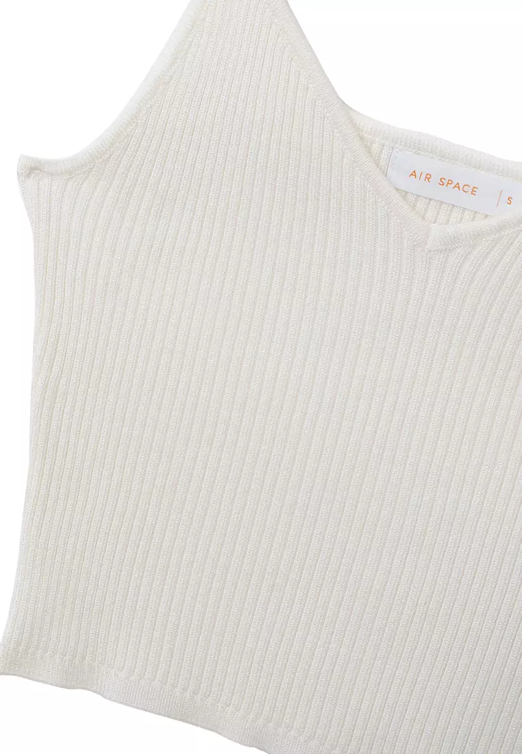 Cropped Knit Tank Top