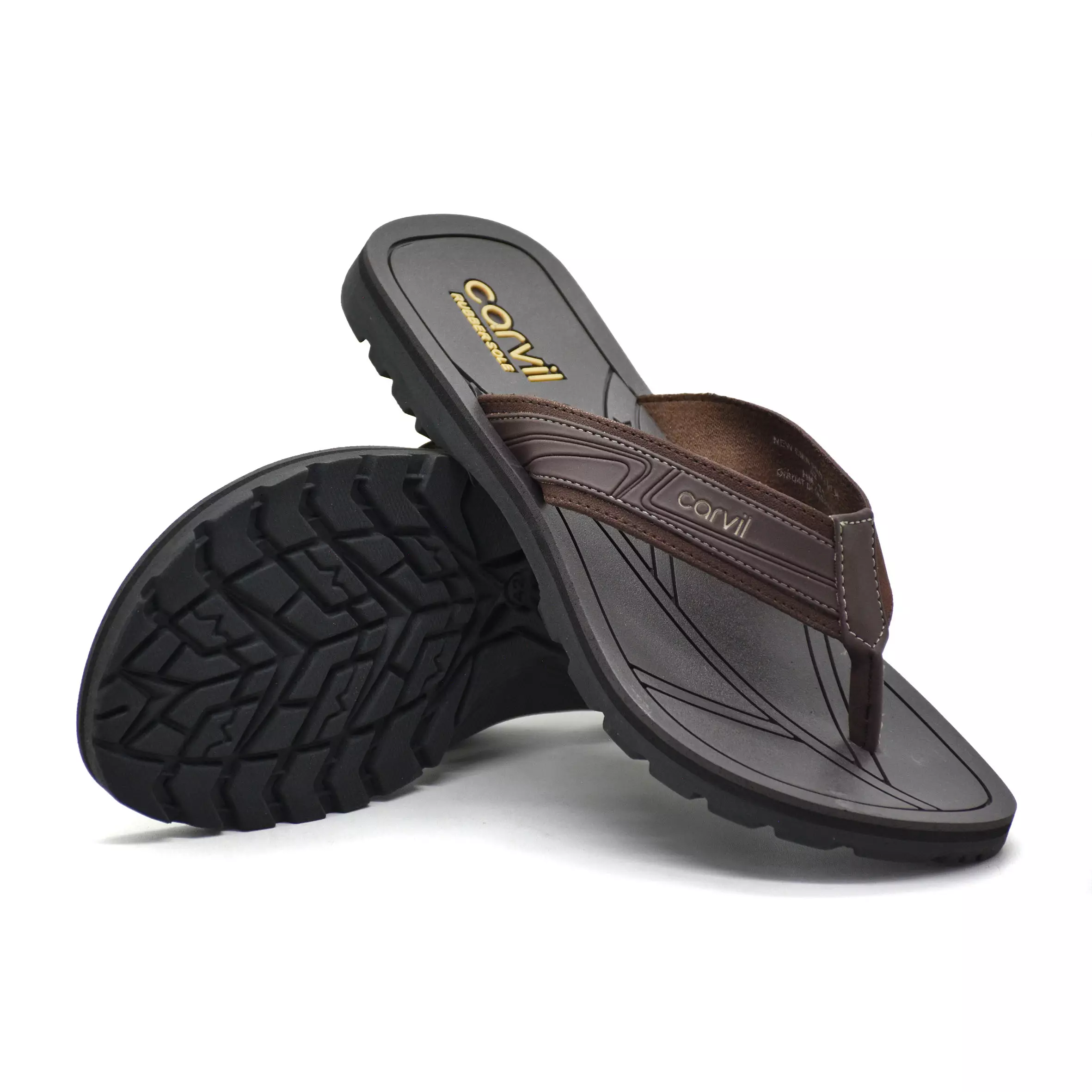 Carvil Sandal Pria New Emw Pro-01 M Brown/Beige