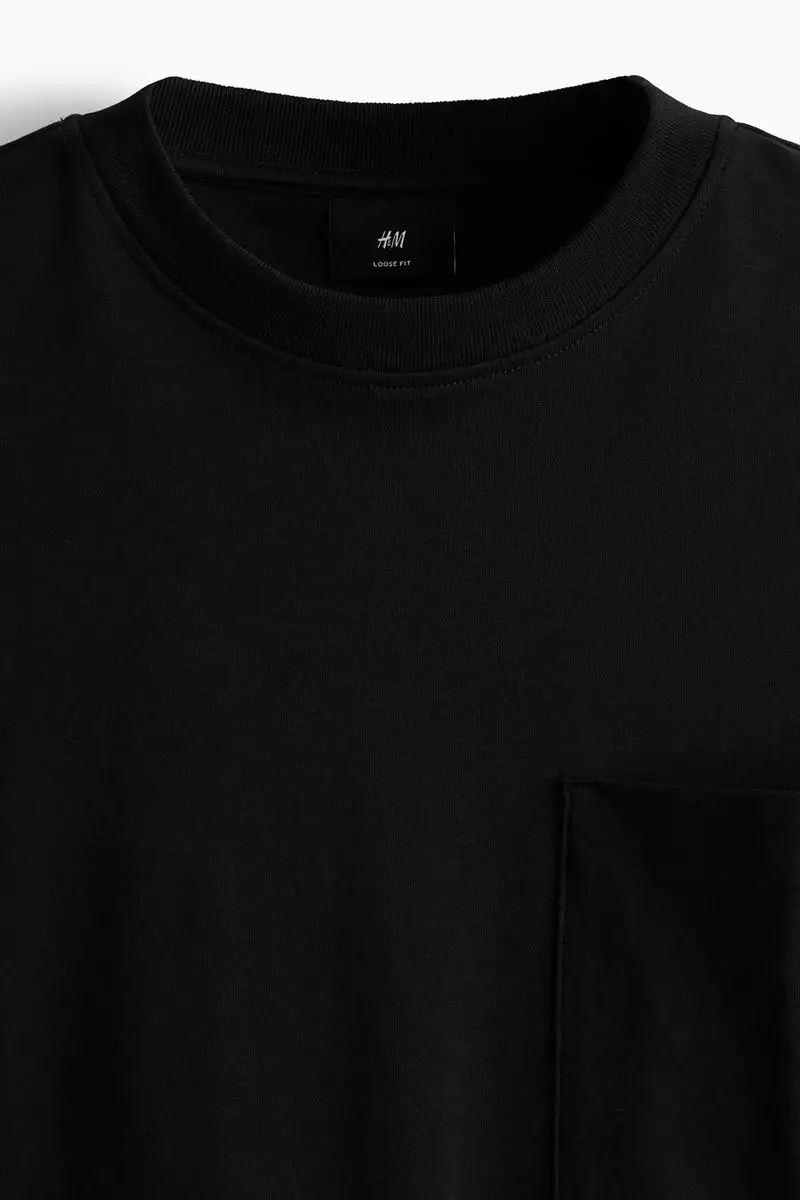 Loose Fit Long-sleeved jersey top