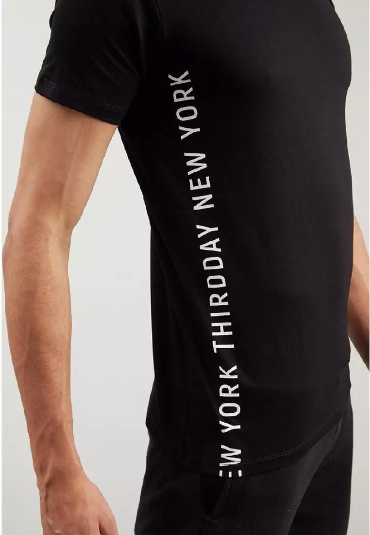 MT591K s/s men new york side blkM