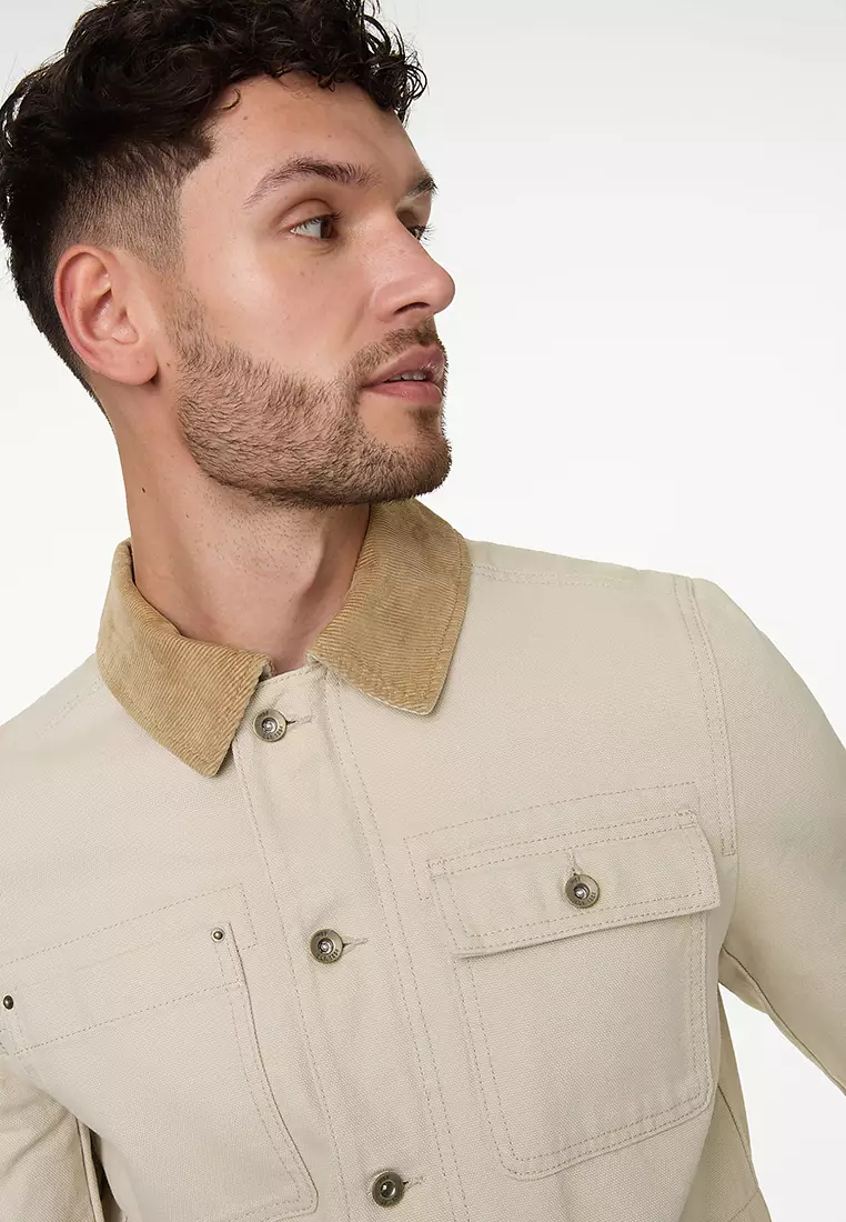 Pure Cotton Utility Jacket