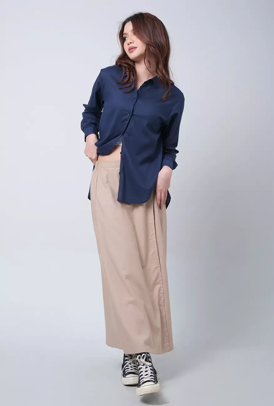 Kemeja Wanita Twyla Navy
