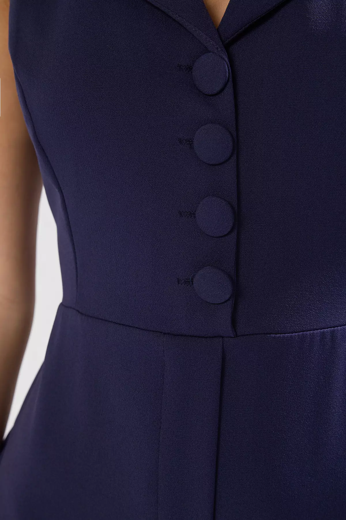 Collar Neck Jumpsuit