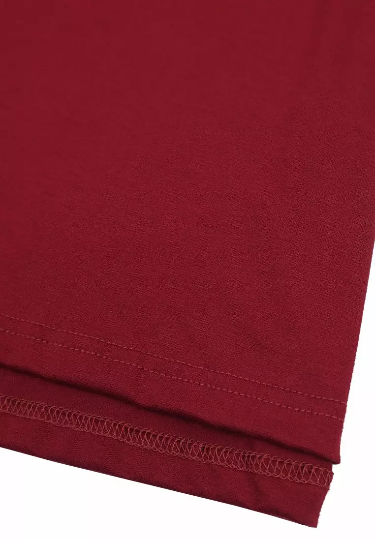 Tsh Oversize Kitami Maroon