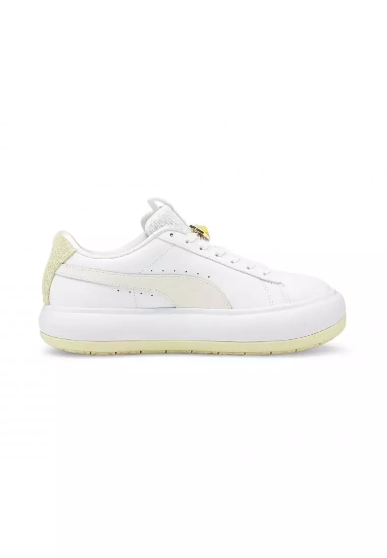 Discount on Puma  shoes - SKU: Suede Mayu Crystal.G Wns Puma White-Anis