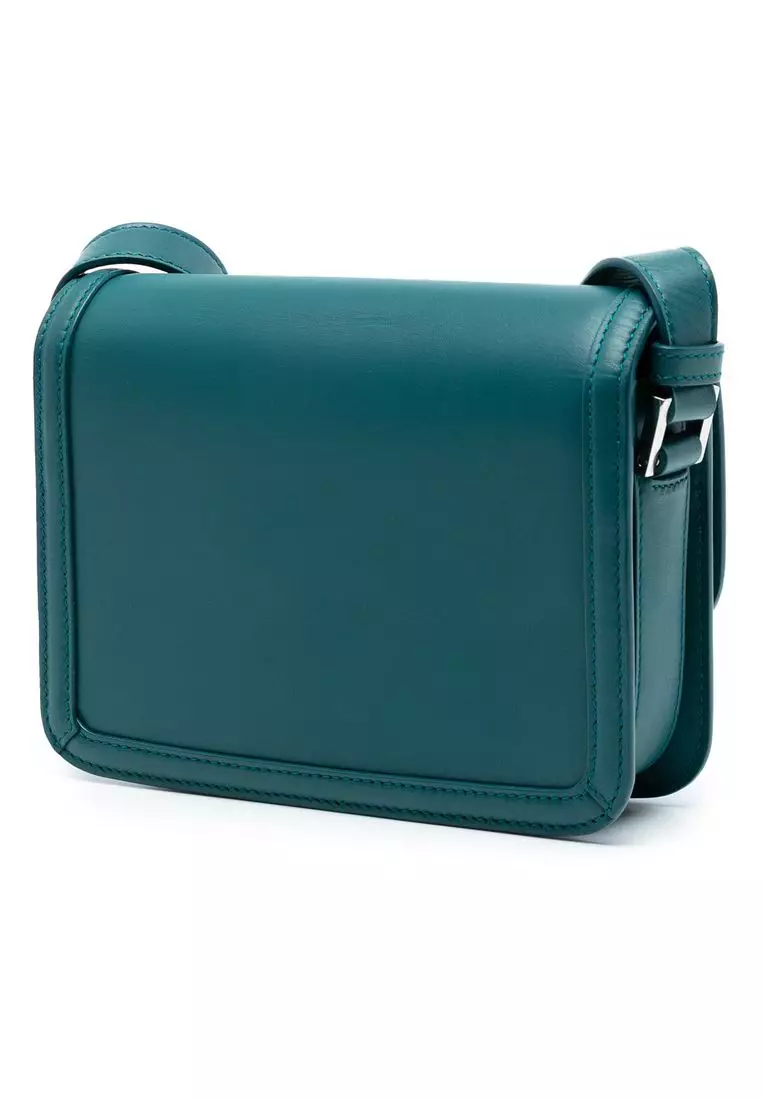 Pre-Loved Saint Laurent Small Calfskin Solferino Satchel In Box