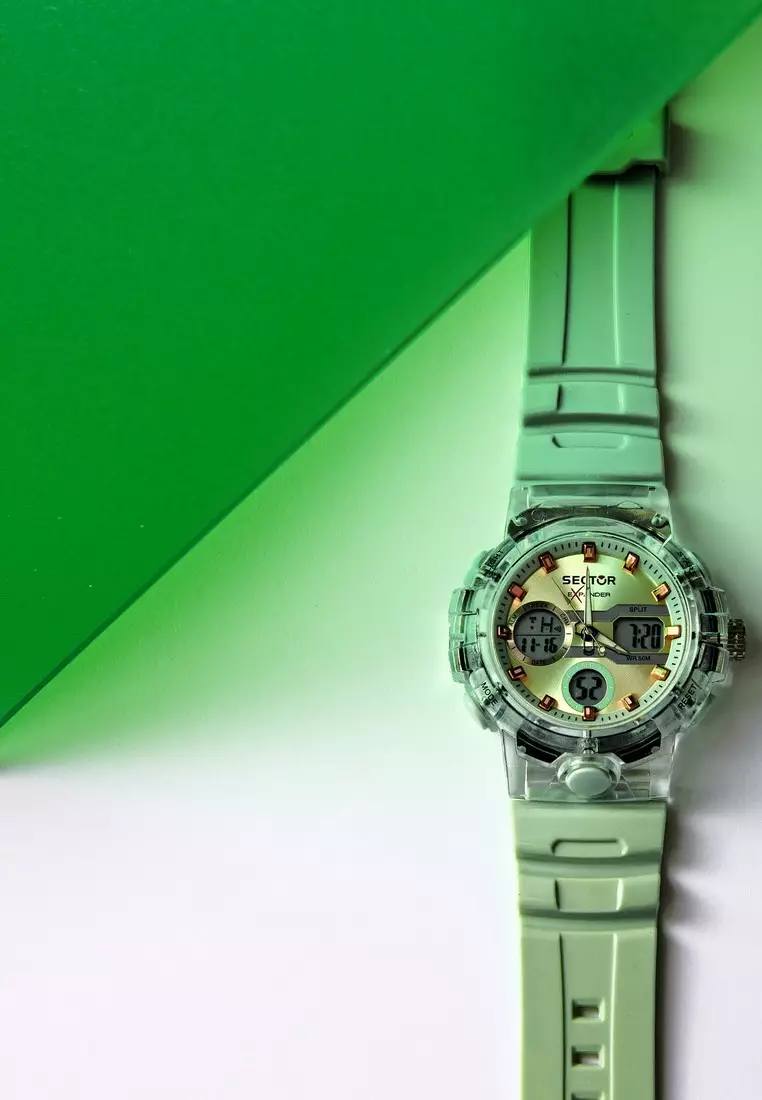 【3年保養】Sector Ex-46 43mm Unisex 電子腕錶 R3251242502